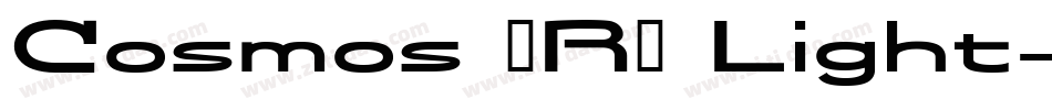 Cosmos (R) Light字体转换